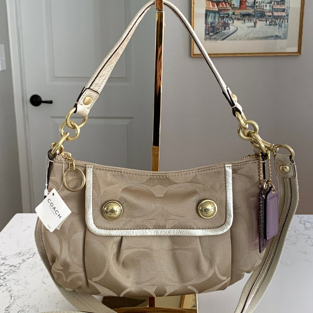 Coach Poppy Signature Groovy Crossbody Bag Shoulder Bag New With Tags